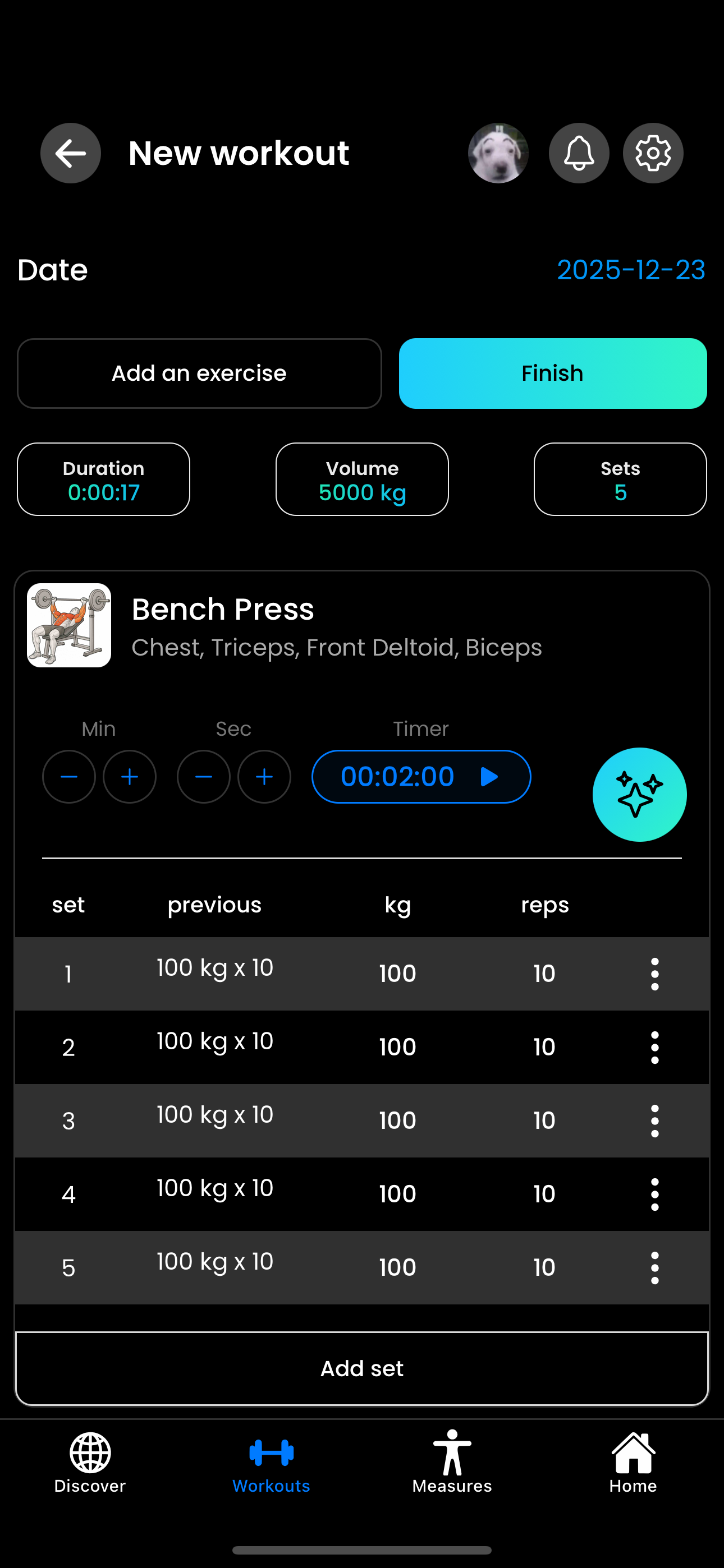 Gainflow वर्कआउट ट्रैकर ऐप